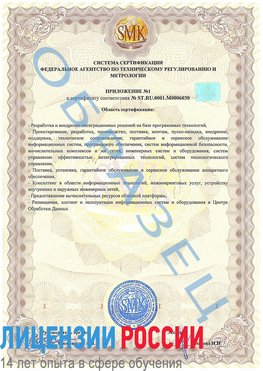Образец сертификата соответствия (приложение) Цимлянск Сертификат ISO 27001